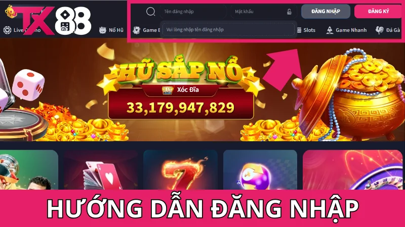Hướng dẫn chi tiết để đăng nhập TX88